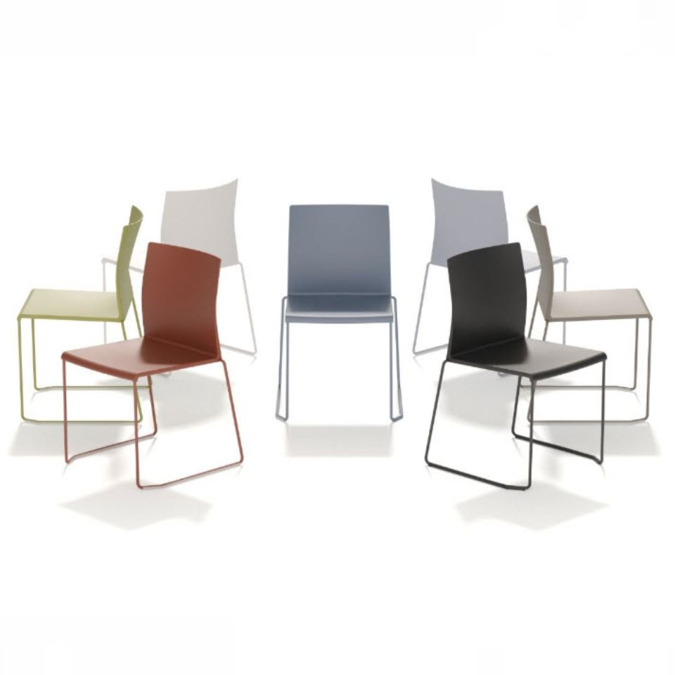 Artesia, stapelbare stoel meerdere kleuren