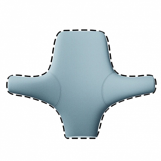 Abnehmbarer Bezug für Rückenlehne HAG Capisco alle Modelle