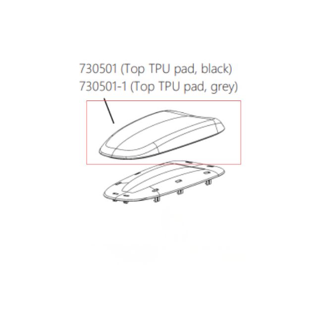 RH Mereo vervangingsonderdeel Armpad 8T