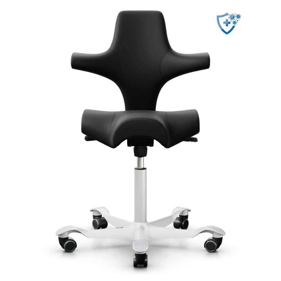 HAG Capisco 8106 Zwart PUxx Kunstleder 