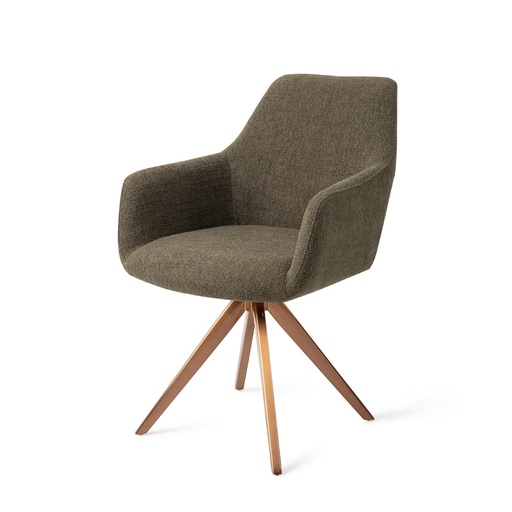 Chaise Hiroo – 4 pieds métal pivotant (turn)