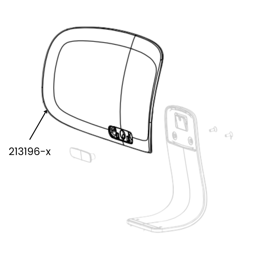 HAG Tion Kunststoff-Rückenschale Art.-Nr. 213196-x